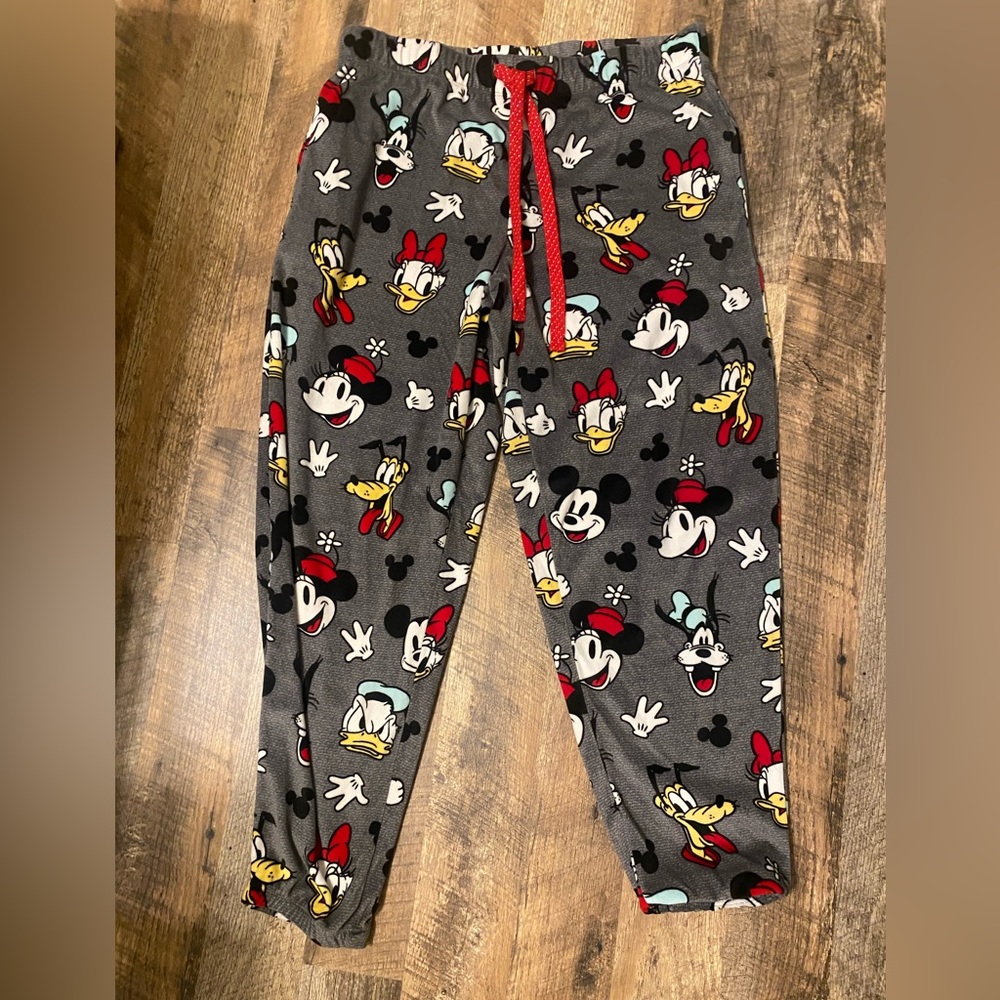 DISNEY "Mickey Mouse" Women's Pajama Bottoms EUC Size Medium